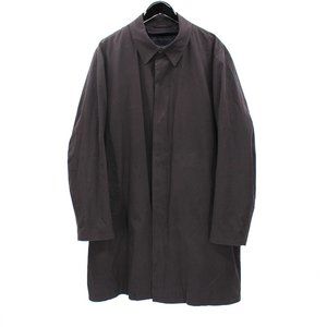 Brooks Brothers Black Cotton Wool Removable Lining Trench Coat 46 Long Jacket